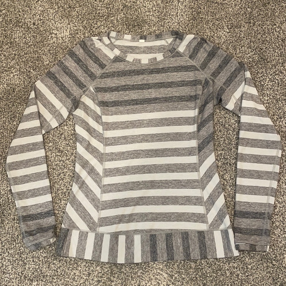 Lulu lemon Striped Thermal Long Sleeve
